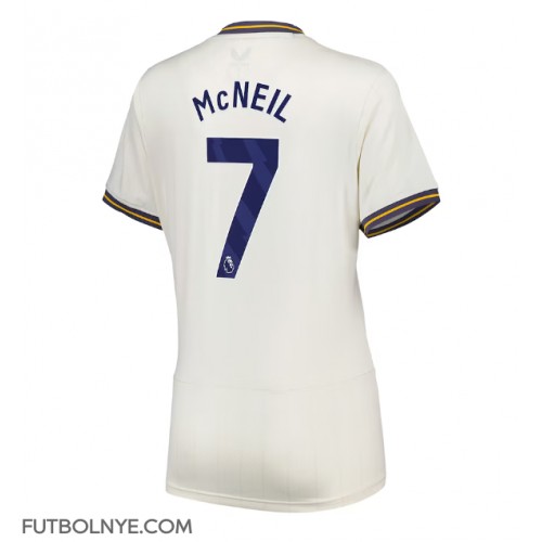 Camiseta Everton Dwight McNeil #7 Tercera Equipación para mujer 2024-25 manga corta